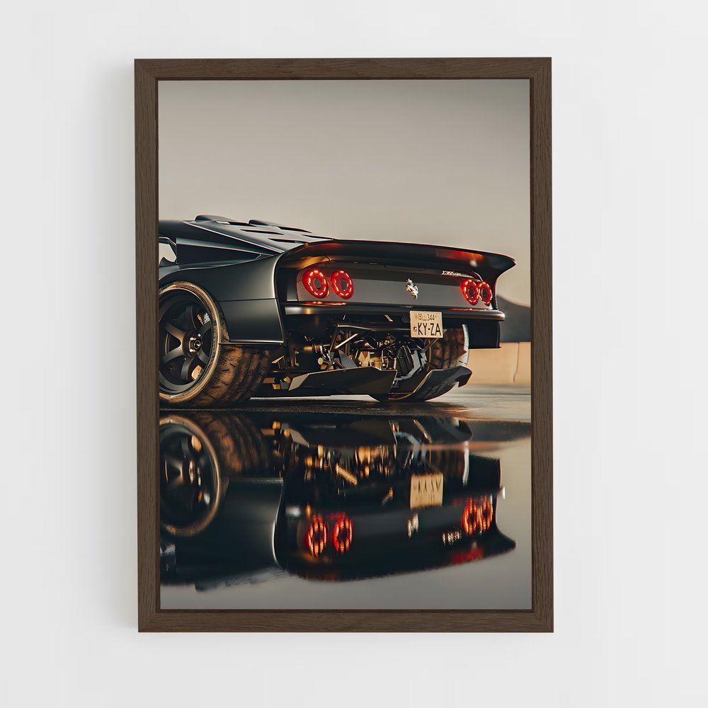 Poster Gts Automobile Entrez – affiche Ferrari (vue 5)